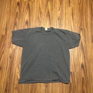 Pro Club Men's Grey and Blue T-shirt